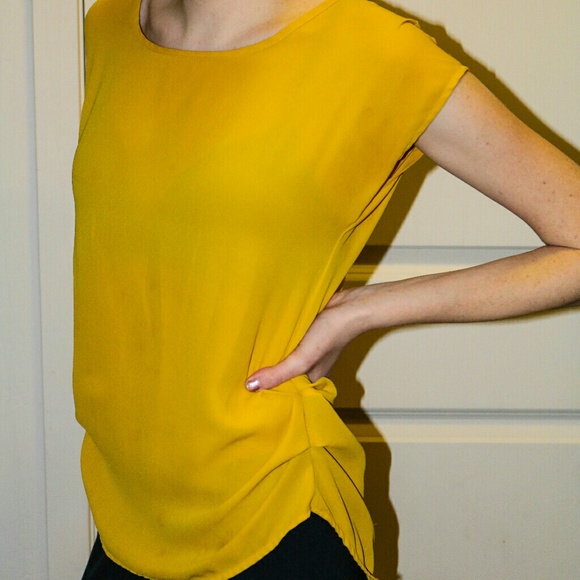 mine Tops - Mine Yellow Blouse
